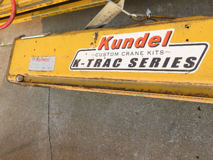 Kundel K-Trac 250Lb Free Standing Double Bridge Crane 23'+ Span 33' x 40' Runway
