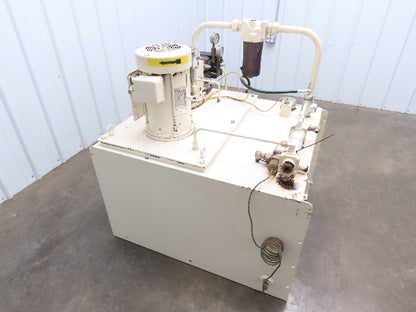 Parker V6X12027/10 Hydraulic Power Unit 1000PSI 7GPM 80 Gallon Tank 230/460V 3Ph