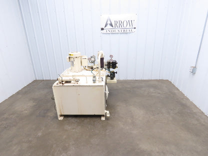 Parker V6X12027/10 Hydraulic Power Unit 1000PSI 7GPM 80 Gallon Tank 230/460V 3Ph