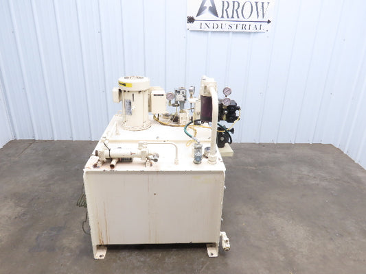 Parker V6X12027/10 Hydraulic Power Unit 1000PSI 7GPM 60 Gallon Tank 230/460V 3Ph