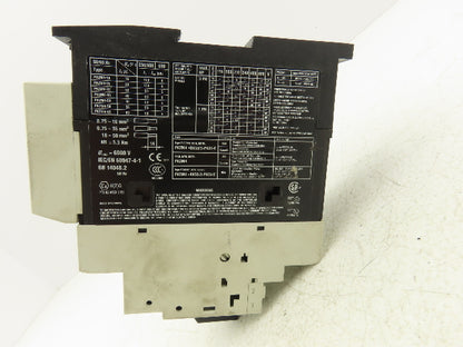 Moeller PKZM4-32 Manual Motor Starter Circuit Breaker 32A 30Hp 600VAC 3Ph
