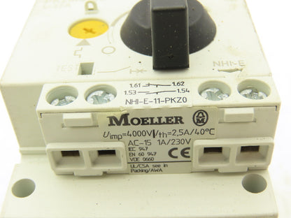 Moeller PKZM4-32 Manual Motor Starter Circuit Breaker 32A 30Hp 600VAC 3Ph