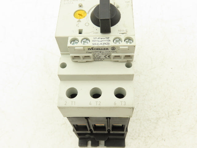 Moeller PKZM4-32 Manual Motor Starter Circuit Breaker 32A 30Hp 600VAC 3Ph