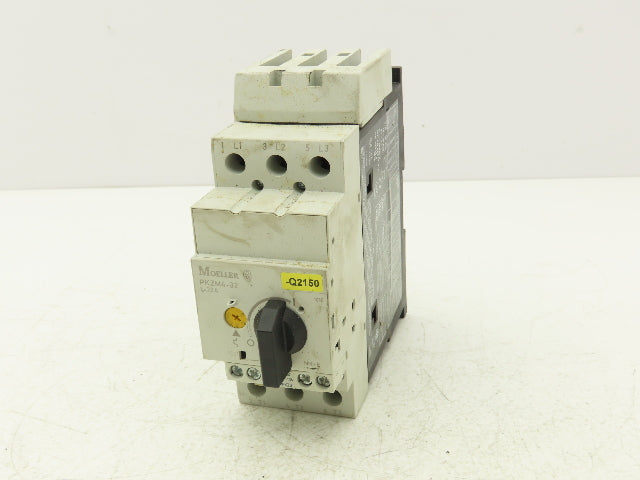 Moeller PKZM4-32 Manual Motor Starter Circuit Breaker 32A 30Hp 600VAC 3Ph