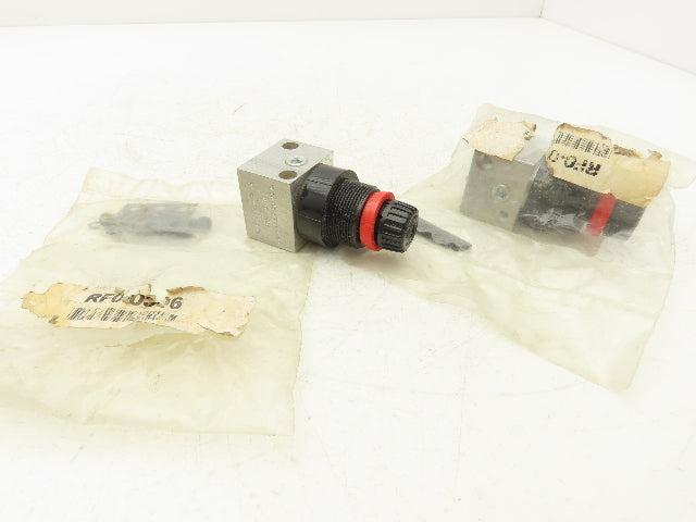 Asco 215-101A Numatrol Pneumatic Air Regulator 125 PSI W/Mounting Bolts Lot of 2