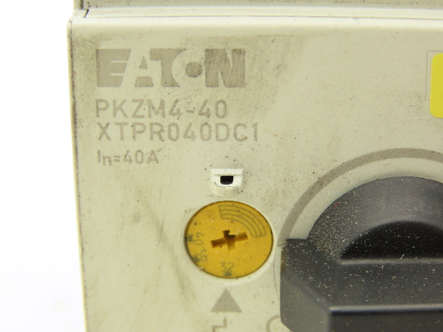 Moeller PKZM4-40 XTPR040DC1 Manual Motor Starter 40A 30Hp 600VAC 3Ph