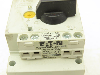 Moeller PKZM4-40 XTPR040DC1 Manual Motor Starter 40A 30Hp 600VAC 3Ph