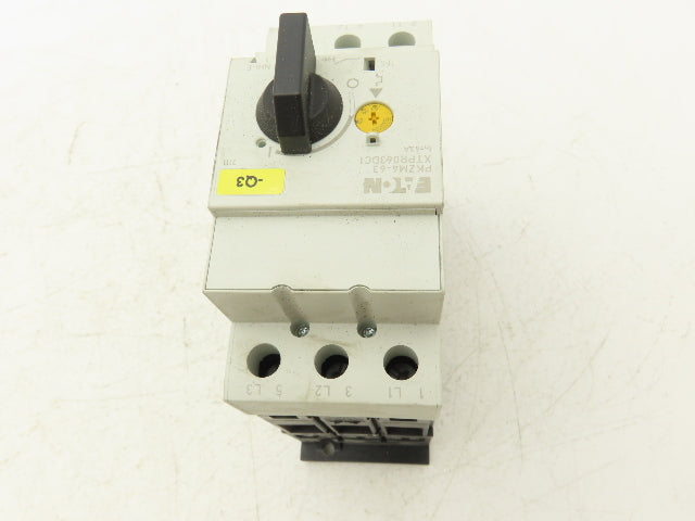 Moeller PKZM4-63 XTPR063DC1 Manual Motor Starter 63A 50Hp 600VAC 3Ph
