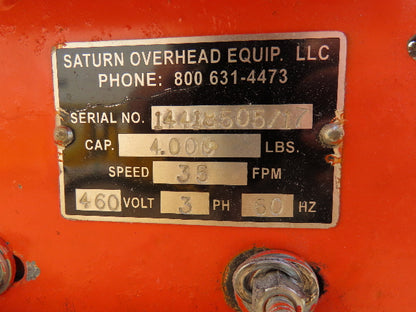 CraneVeyor 2 Ton Free Standing Bridge Crane 23' 8" Span 60' Runway 15' 4" HUB