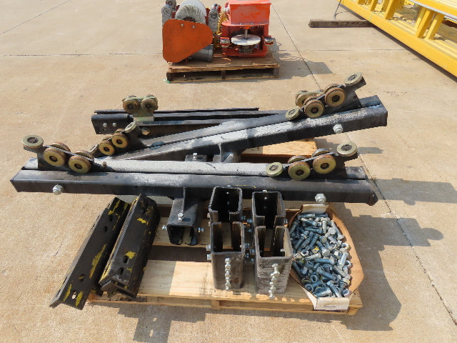 CraneVeyor 2 Ton Free Standing Bridge Crane 23' 8" Span 60' Runway 15' 4" HUB