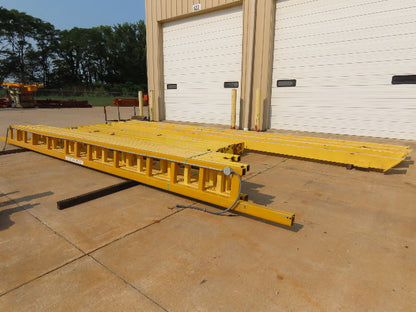 CraneVeyor 2 Ton Free Standing Bridge Crane 23' 8" Span 60' Runway 15' 4" HUB