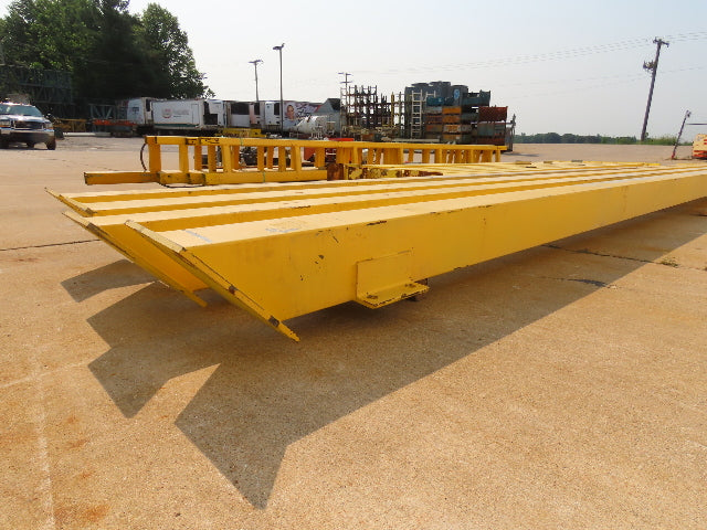 CraneVeyor 2 Ton Free Standing Bridge Crane 23' 8" Span 60' Runway 15' 4" HUB