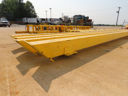 CraneVeyor 2 Ton Free Standing Bridge Crane 23' 8" Span 60' Runway 15' 4" HUB