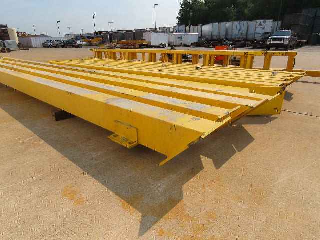 CraneVeyor 2 Ton Free Standing Bridge Crane 23' 8" Span 60' Runway 15' 4" HUB