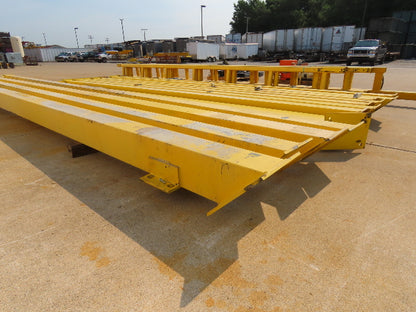 CraneVeyor 2 Ton Free Standing Bridge Crane 23' 8" Span 60' Runway 15' 4" HUB