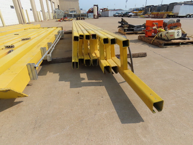 CraneVeyor 2 Ton Free Standing Bridge Crane 23' 8" Span 60' Runway 15' 4" HUB