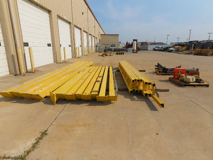 CraneVeyor 2 Ton Free Standing Bridge Crane 23' 8" Span 60' Runway 15' 4" HUB