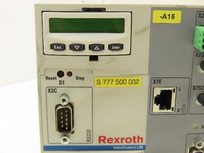 Bosch Rexroth Indramat CML40.2-SP-330-NA-NNNN-NW PLC CPU Control Module 24VDC