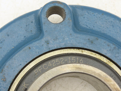 MB Mfg PFC4252-1516 Flange-Mount Ball Bearing 2-15/16" ID 4 Bolt Set Screw Lock