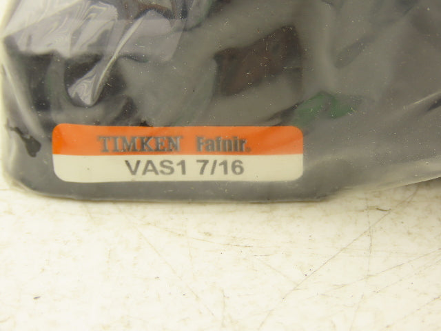 Timken VAS1 7/16 Pillow Block Bearing 1-7/16" Bore 2 Bolt Eccentric Collar