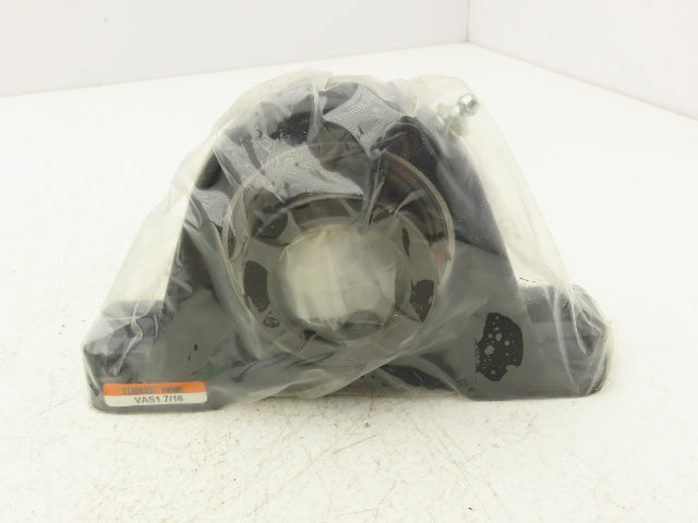 Timken VAS1 7/16 Pillow Block Bearing 1-7/16" Bore 2 Bolt Eccentric Collar