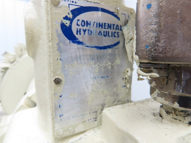 Continental Hydraulic Power Unit 21GPM 50 Gal 1500 PSI 230/460V 3Ph