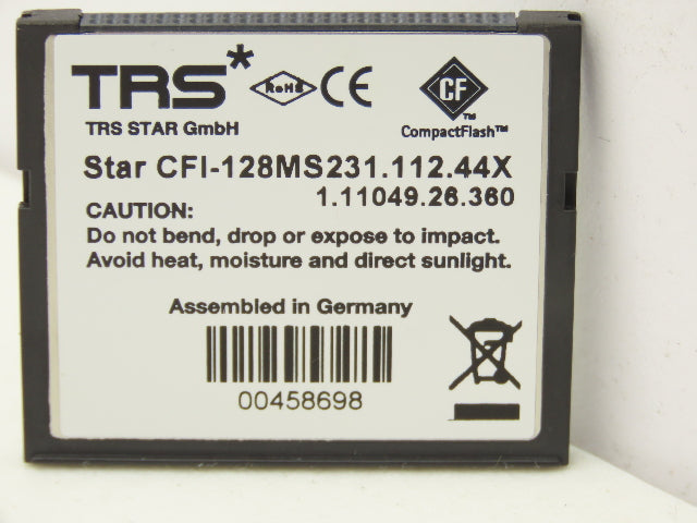 TRS Star CFI-128MS231.112.44X Rexroth Memory Card 128MB For CPU