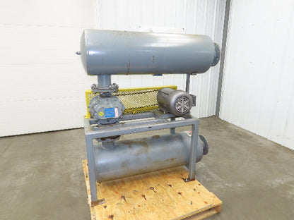 Universal RAI 36 U-RAI Roots 2" Vacuum Blower Positive Rotary Lobe 5Hp 230/460V