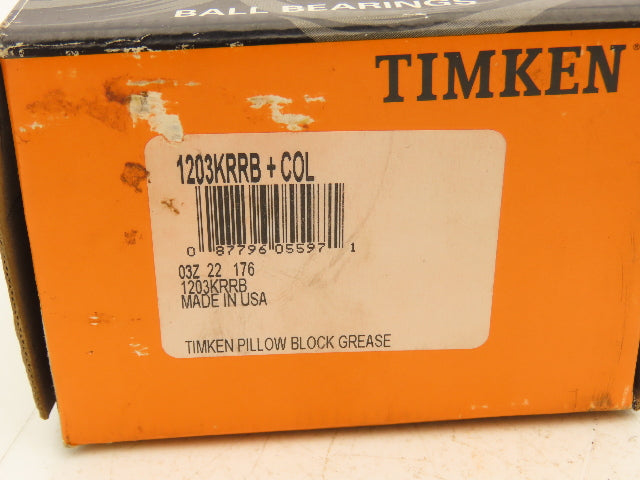 Timken 1203KRRB Ball Bearing Cartridge 2-3/16" Bore With Locking Collar