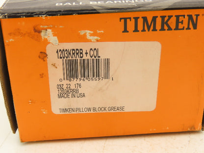 Timken 1203KRRB Ball Bearing Cartridge 2-3/16" Bore With Locking Collar