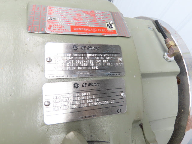 General Electric GE Spindle Motor 1780RPM 150Hp 460V Water Cooled 	408TCZ