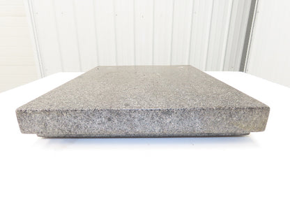 Tru Stone Granite Surface Inspection Plate 24x18x3" Grade B Tool Room Step