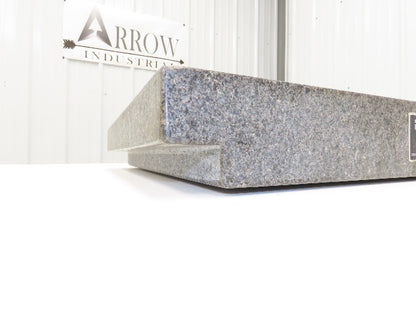 Tru Stone Granite Surface Inspection Plate 24x18x3" Grade B Tool Room Step