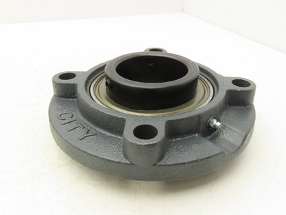 Hub City FC350X3 Piloted Flange Mount Ball Bearing 3" Bore Set Screw Locking