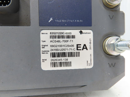 Danaher ACS48L-700F-T1 AC SuperDrive Forklift Motor Controller 48V Off 4750C50