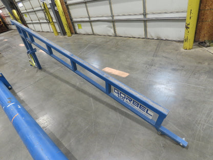 Gorbel 150 Lb Free Standing Work Station Jib Crane 12' Span 13' 10"HUB