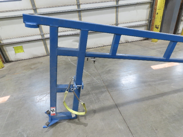 Gorbel 150 Lb Free Standing Work Station Jib Crane 12' Span 13' 10"HUB
