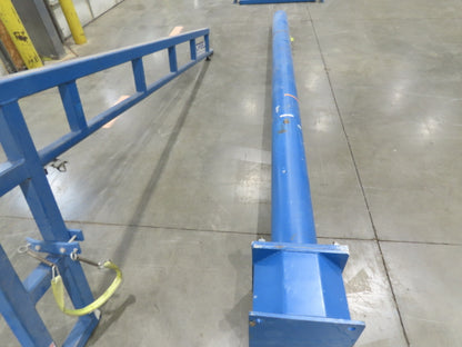Gorbel 150 Lb Free Standing Work Station Jib Crane 12' Span 13' 10"HUB