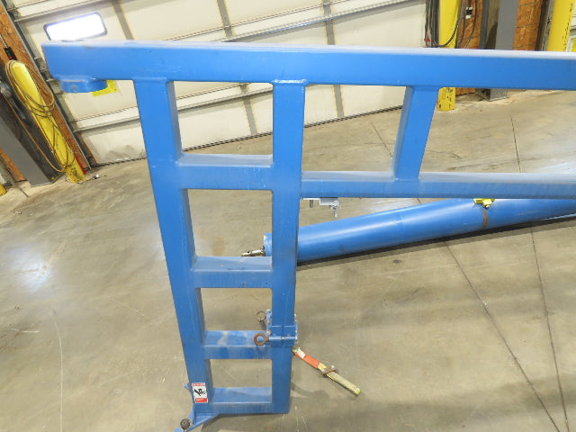 Gorbel 150 Lb Free Standing Work Station Jib Crane 16' Span 12' 4"HUB