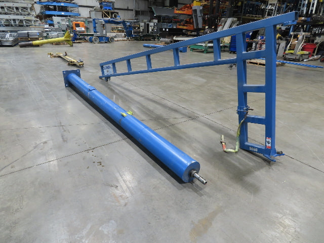Gorbel 150 Lb Free Standing Work Station Jib Crane 16' Span 12' 4"HUB