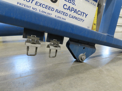 Gorbel 150 Lb Free Standing Work Station Jib Crane 16' Span 12' 4"HUB