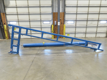 Gorbel 150 Lb Free Standing Work Station Jib Crane 16' Span 12' 4"HUB