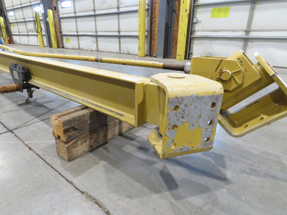Contrx WMC212 1-Ton 2000Lb Wall Mount Jib Crane 12' Span Top Brace 200° Rotate