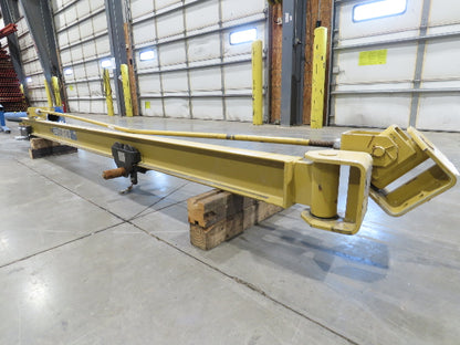 Contrx WMC212 1-Ton 2000Lb Wall Mount Jib Crane 12' Span Top Brace 200° Rotate