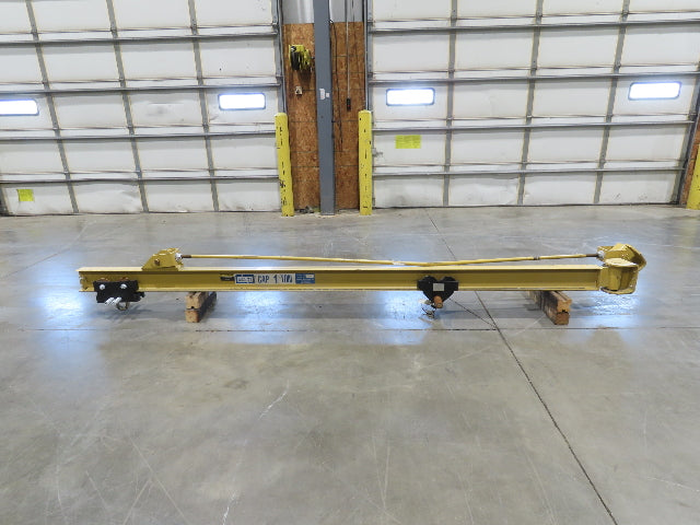 Contrx WMC212 1-Ton 2000Lb Wall Mount Jib Crane 12' Span Top Brace 200° Rotate