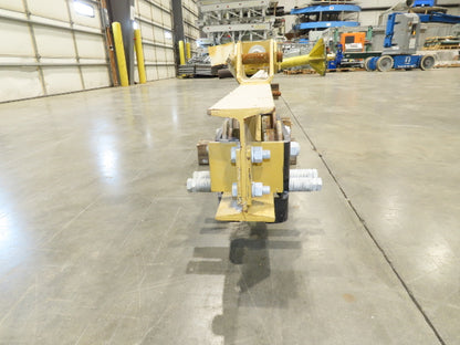Contrx WMC212 1-Ton 2000Lb Wall Mount Jib Crane 12' Span Top Brace 200° Rotate