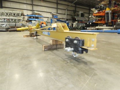 Contrx WMC212 1-Ton 2000Lb Wall Mount Jib Crane 12' Span Top Brace 200° Rotate