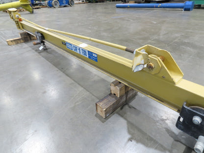 Contrx WMC212 1-Ton 2000Lb Wall Mount Jib Crane 12' Span Top Brace 200° Rotate