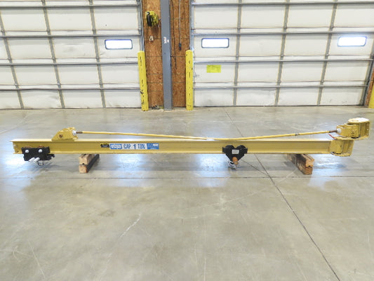 Contrx WMC212 1-Ton 2000Lb Wall Mount Jib Crane 12' Span Top Brace 200° Rotate