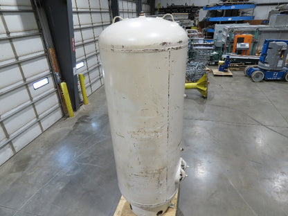 Silvan Vertical Compressed Air Receiver Tank 612 Gallon 150psi 42"x108" 126"OAH